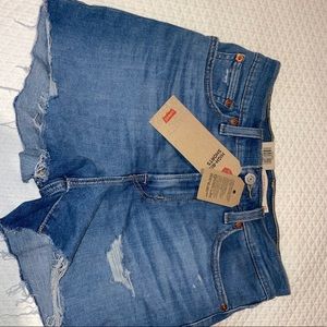 Brand new Levi’s High Waisted Jean Shorts